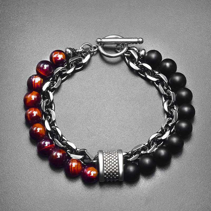 Wear FengShui Natural Tiger Eye Lazurite Protection Bracelet