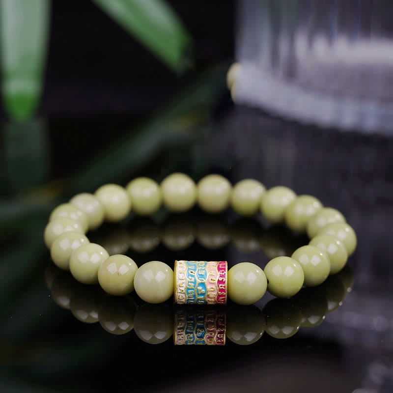 Wear FengShui Natural Alashan Agate Encourage Bracelet