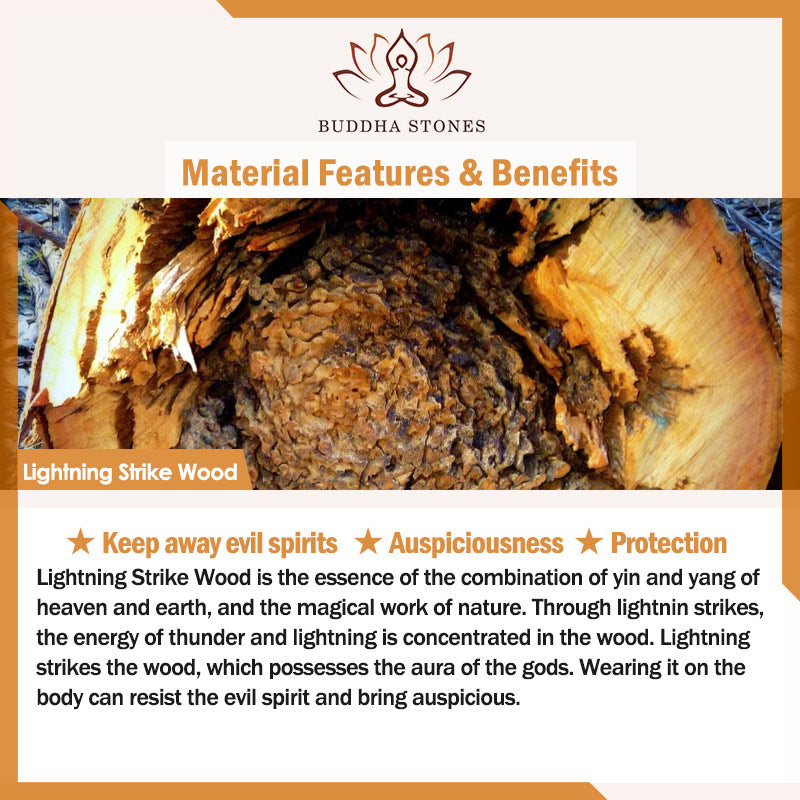 Wear FengShui Lightning Strike Wood Bodhi Seed Cat Paw Claw Auspiciousness Protection Tassel Bracelet