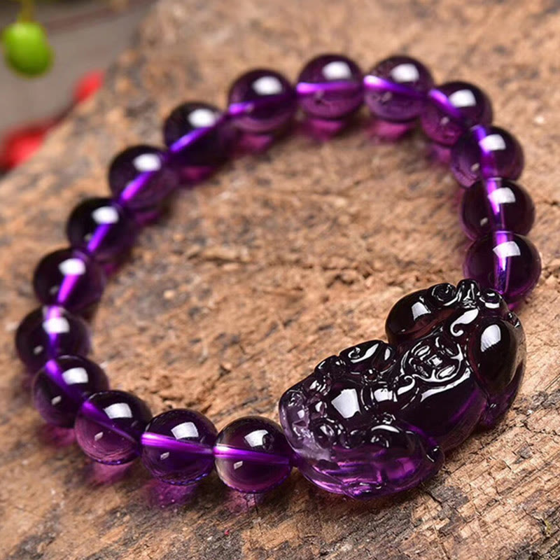 Wear FengShui Feng Shui Amethyst Fortune Wealth Bracelet