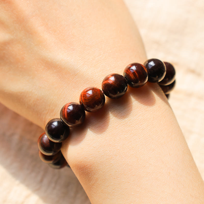 Wear FengShui Natural Tiger Eye Healing Bead Bracelet