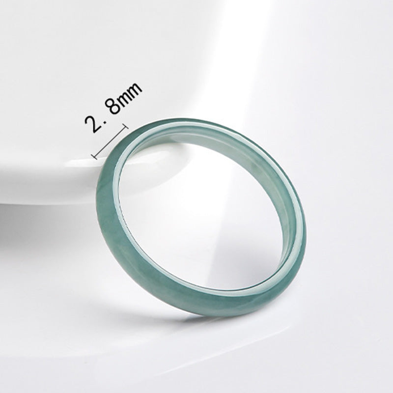 Wear FengShui Natural Jade Prosperity Protection Ring