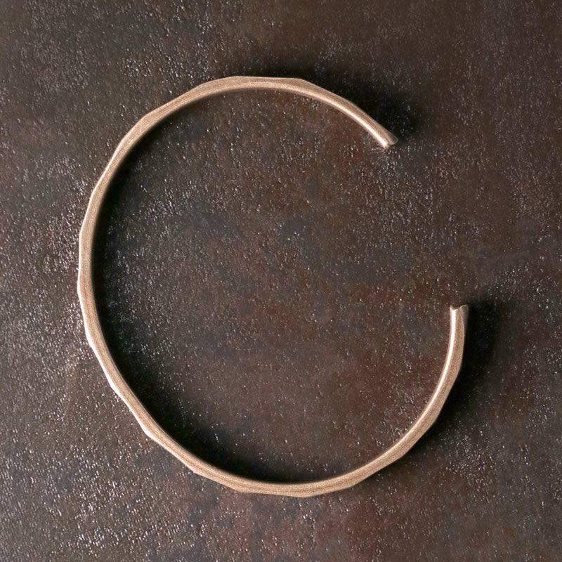 Wear FengShui Vintage Rustic Design Copper Wealth Adjustable Cuff Bracelet