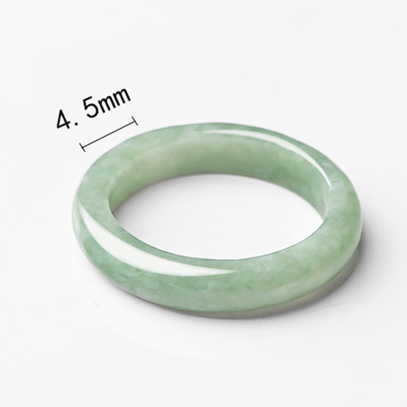 Wear FengShui Natural Jade Prosperity Abundance Ring