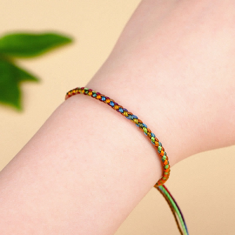 Wear FengShui "May all your wishes come true" Lucky Multicolored Bracelet