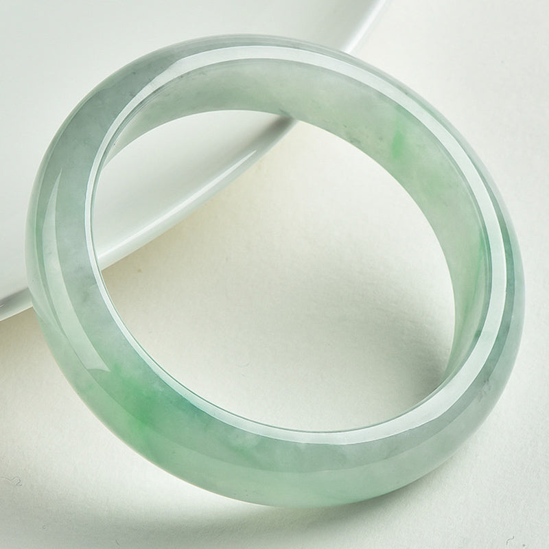 Wear FengShui  Natural Jade Prosperity Wealth Luck Bangle Bracelet