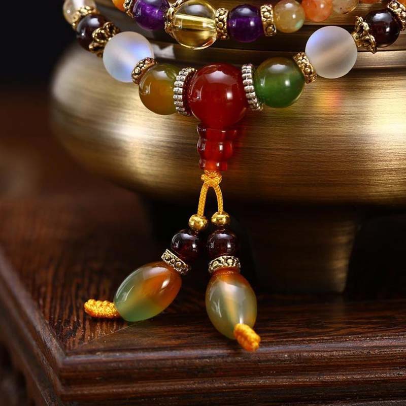 Wear FengShui The 108 Quartz Healing Mala Bracelet