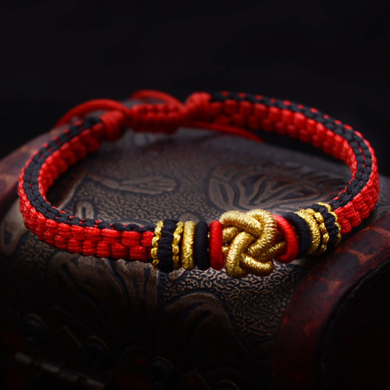 Wear FengShui Colorful Rope True Love Knot Luck Handmade Bracelet