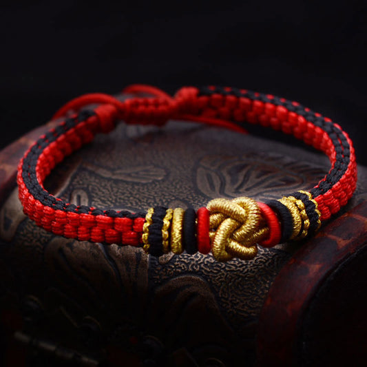 Wear FengShui Colorful Rope True Love Knot Luck Handmade Bracelet