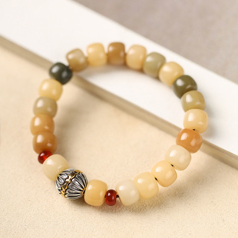 Wear FengShui Natural Bodhi Seed The Lord of the Corpse Forest Om Mani Padme Hum Wisdom Bracelet