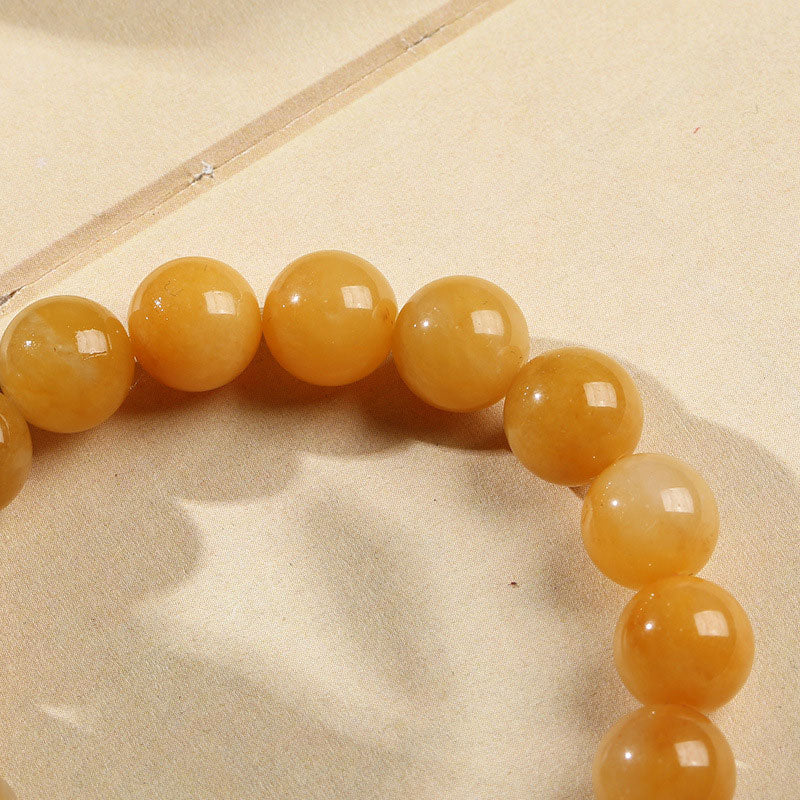 Wear FengShui Golden Silk Jade Pixiu Wealth Bracelet
