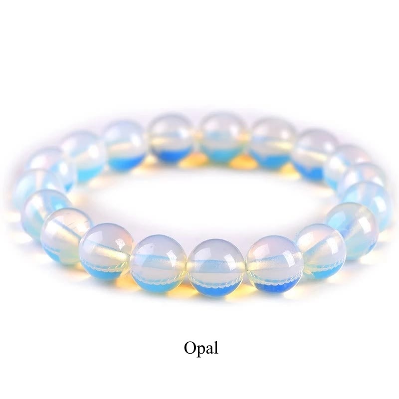 Wear FengShui Natural Stone Quartz Healing Beads Bracelet