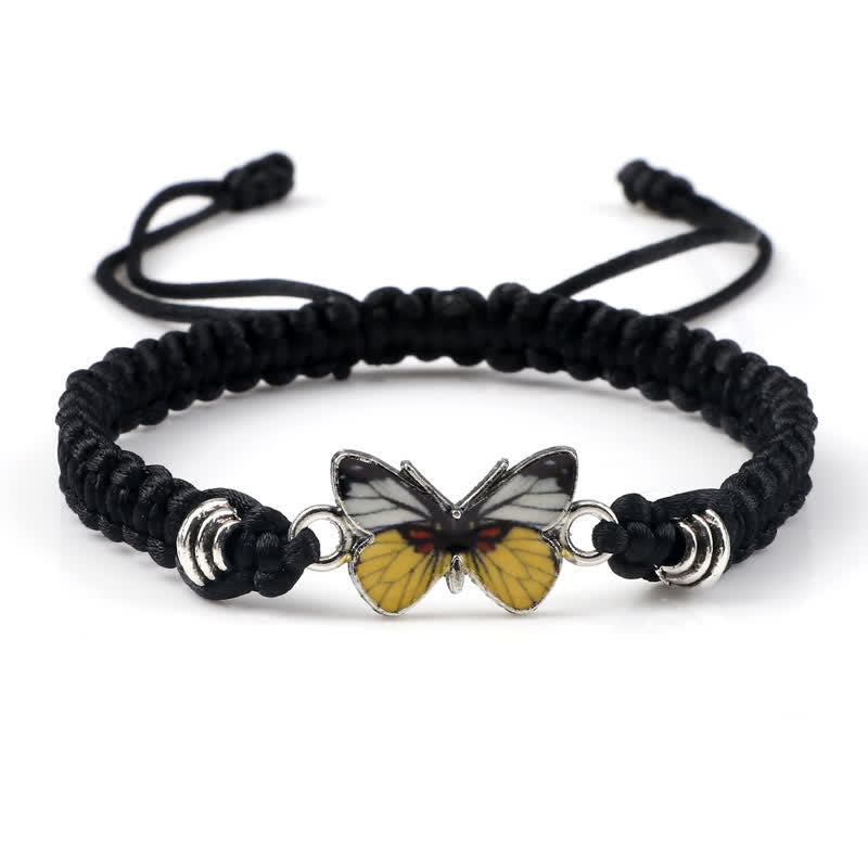 Wear FengShui Butterfly Freedom Love String Charm Bracelet