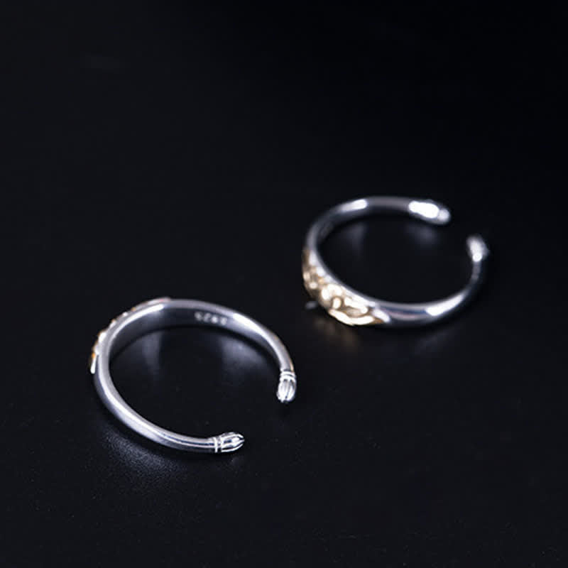 Wear FengShui 925 Sterling Silver Lotus Flower New Beginning Ring