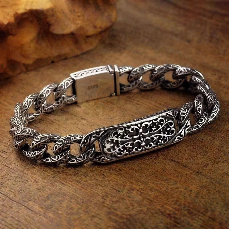 Wear FengShui Vintage Patterns Engraved Healing Bracelet