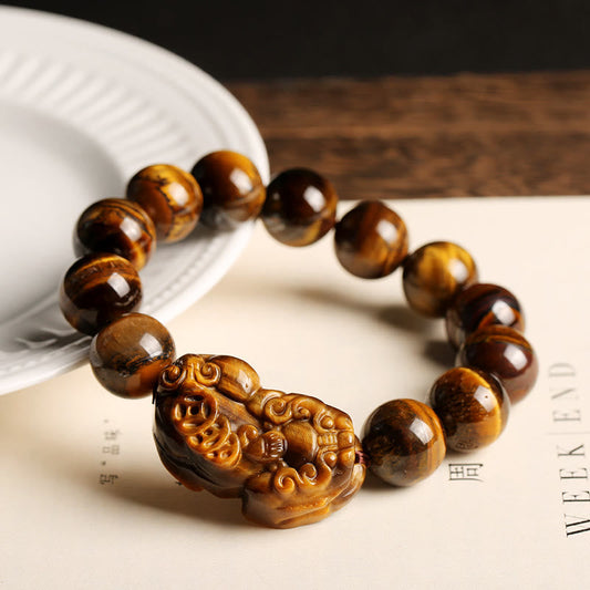 Wear FengShui Natural Tiger Eye Wealth Bracelet