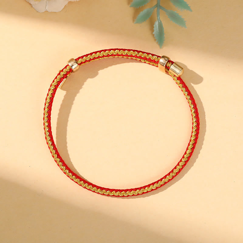 Wear FengShui Colorful Rope Zongzi Pattern Luck Handmade Child Adult Bracelet
