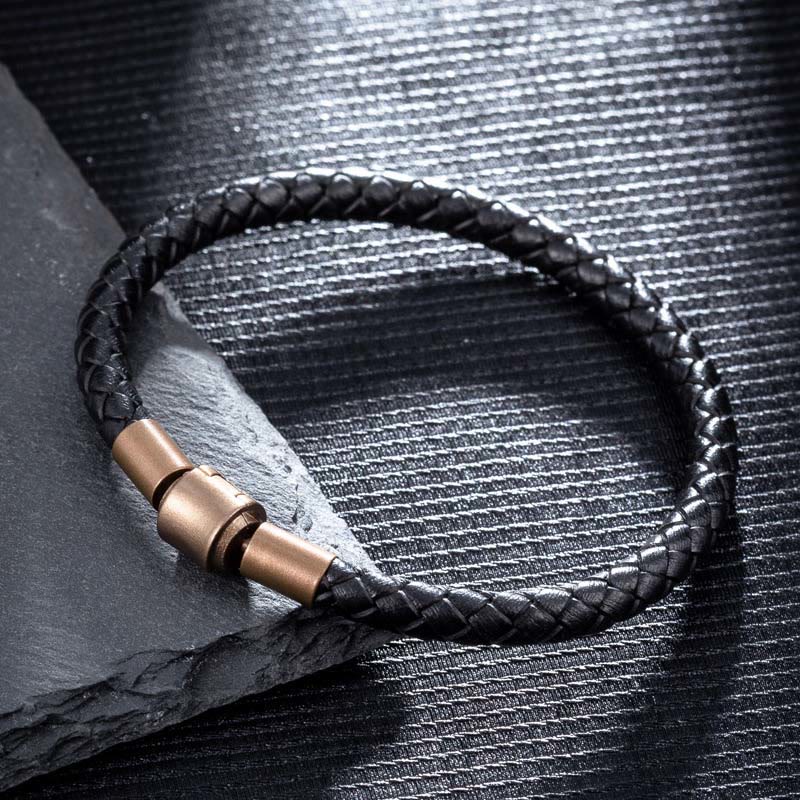 Wear FengShui Vintage Leather Rope Luck Braid String Bracelet