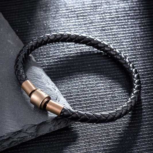 Wear FengShui Vintage Leather Rope Luck Braid String Bracelet
