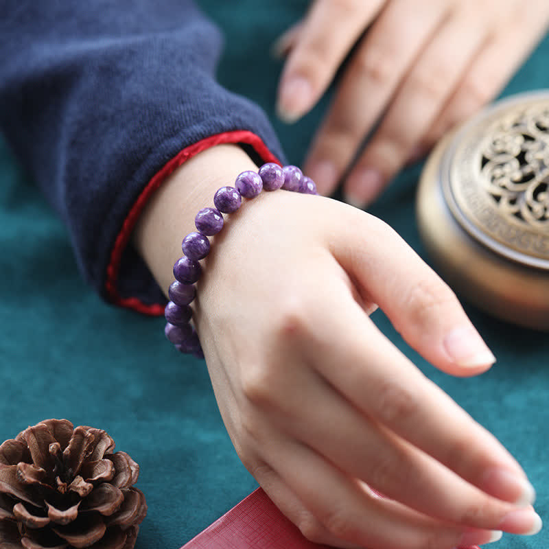 Wear FengShui Amethyst Crystal Positive Transformation Bracelet