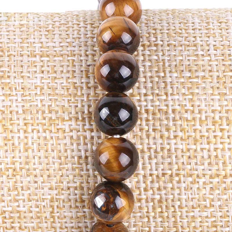 Wear FengShui Natural Gemstone Tree of Life Lucky Charm Stretch Bracelet
