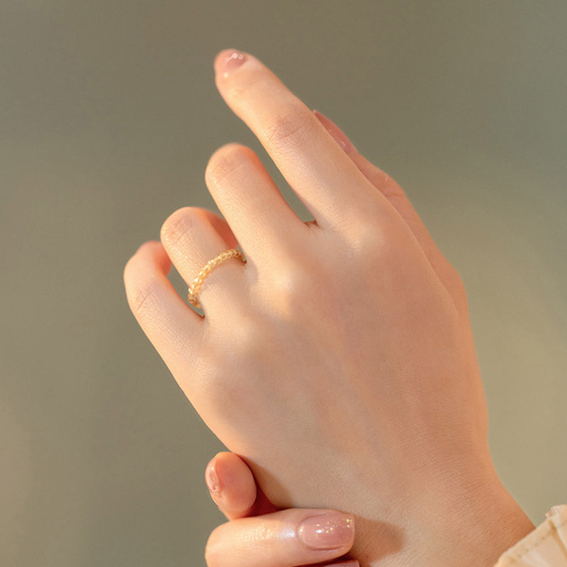 Wear FengShui Natural Citrine Happiness Prosperity Ring