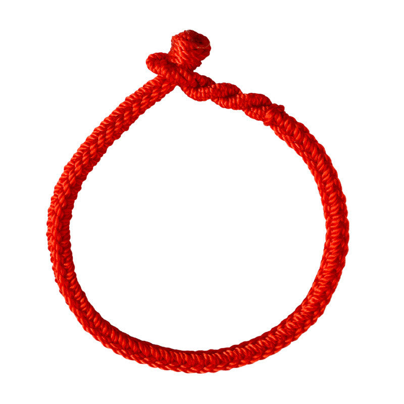 Wear FengShui Tibetan Handmade Eight Thread Peace Knot Protection Braided String Bracelet
