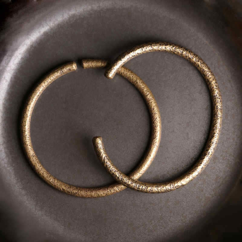 Wear FengShui Rustic Design Copper Balance Adjustable Cuff Bracelet