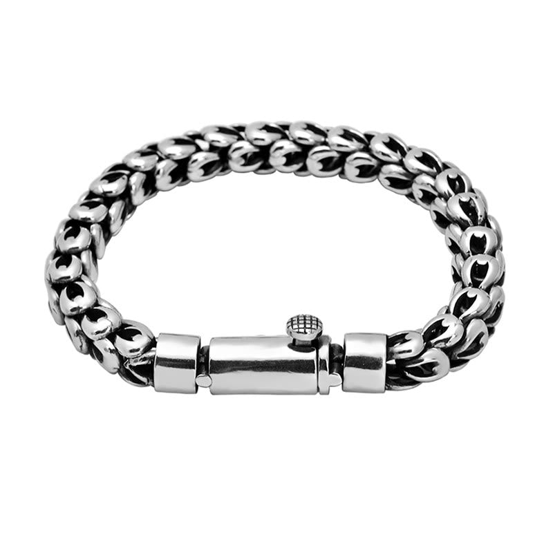 Wear FengShui Retro Dragon Scale Pattern Success Strength Bracelet