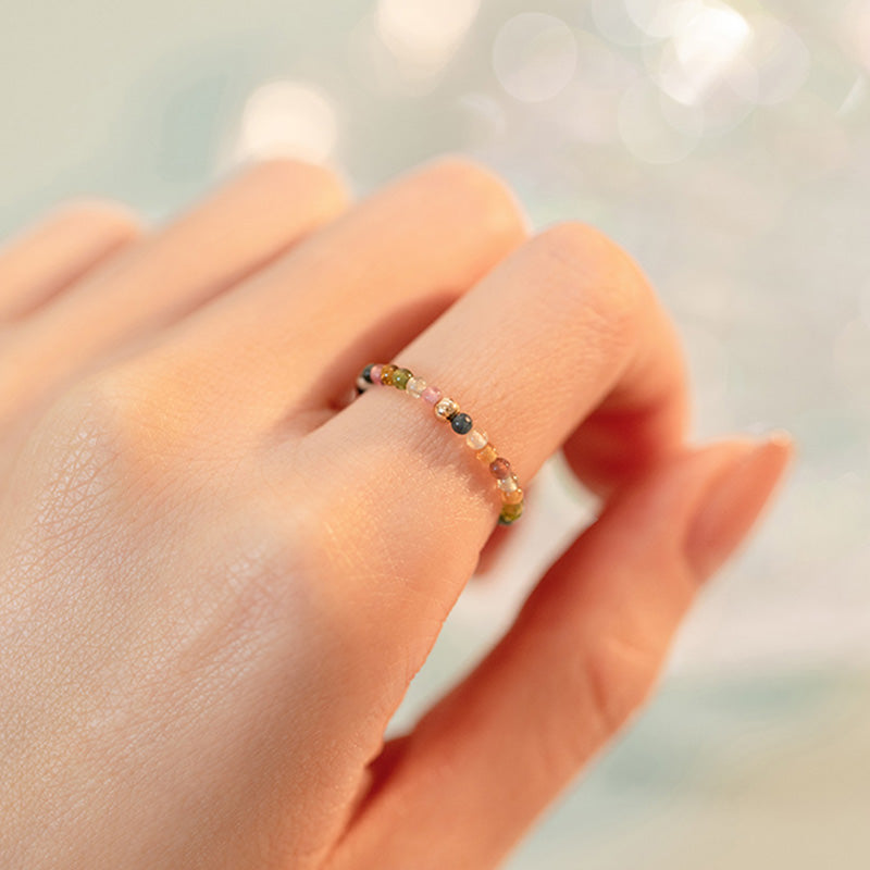Wear FengShui Natural Tourmaline Positive Love Ring