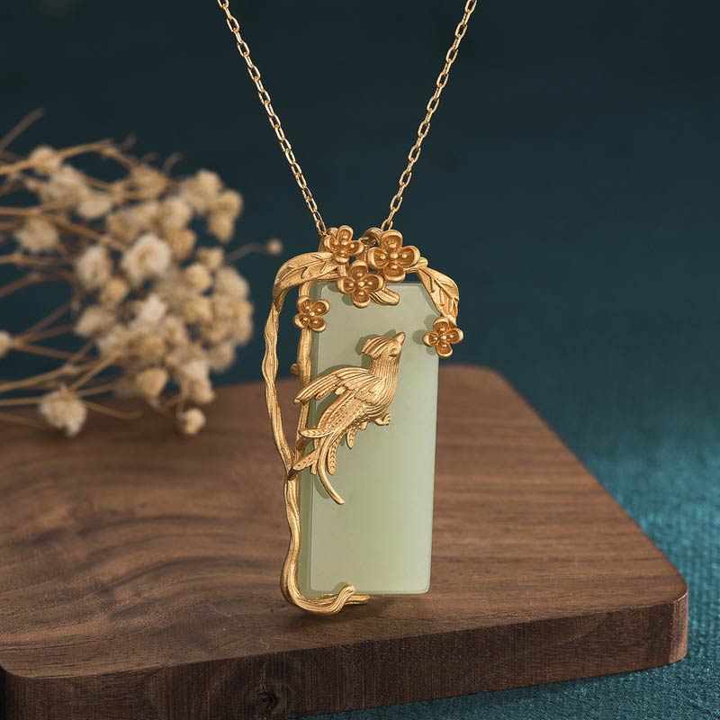 Wear FengShui Natural Green Aventurine Balance Necklace Pendant