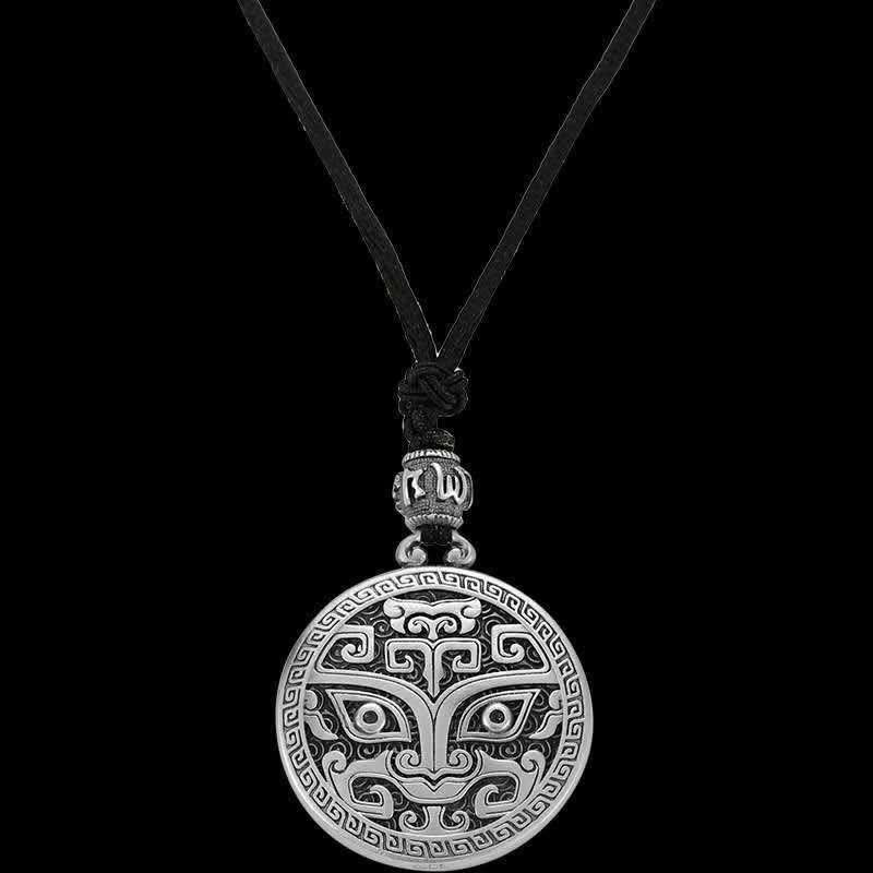 Wear FengShui Lucky FengShui Mythological Creature Taotie Wealth Necklace Pendant
