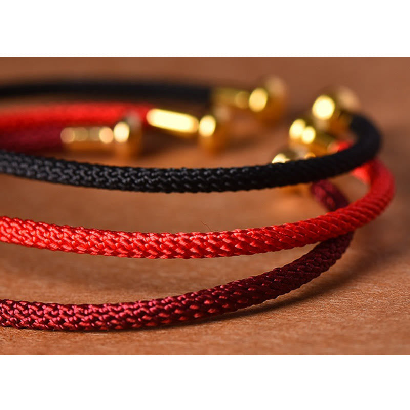 Wear FengShui Simple Design Handmade Luck Braid String Cuff Bracelet