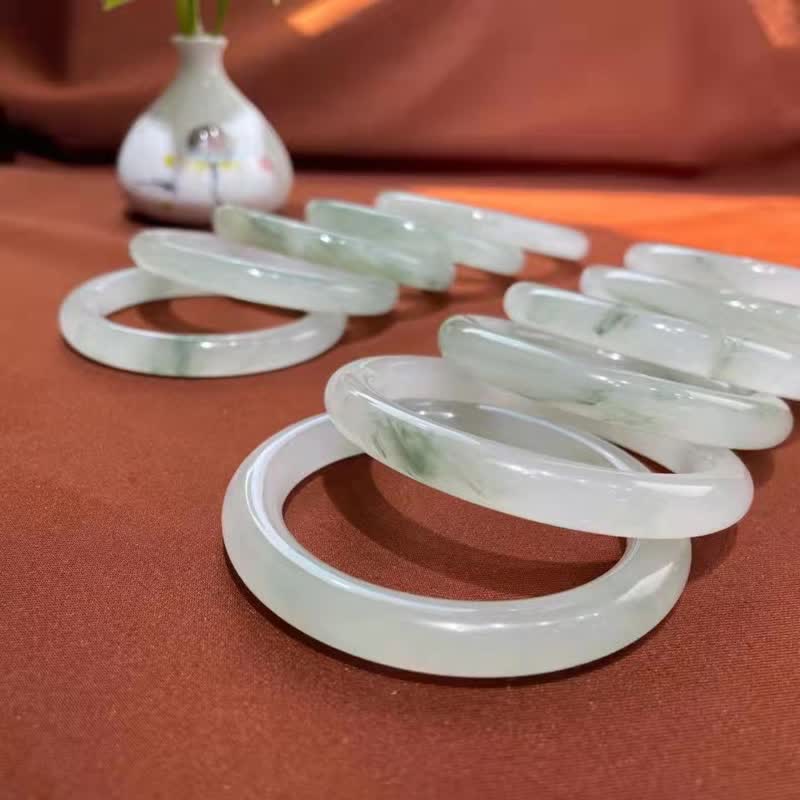 Wear FengShui Jade Abundance Luck Blessing Bracelet Bangle