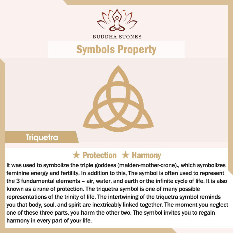 Wear FengShui  Triangle Knot Triquetra Titanium Steel Calm Rotatable Ring