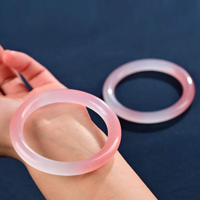 Wear FengShui Pink Crystal Love Warmth Bracelet Bangle