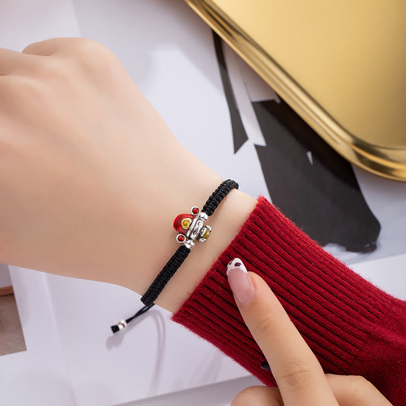 Wear FengShui God of Wealth Handmade Thread Luck Strength Braid Bracelet