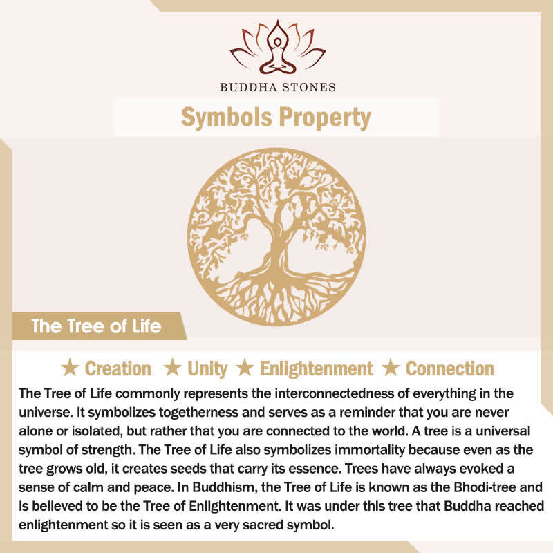 Wear FengShui 108 Mala Beads Indian Agate Lotus OM Buddha Tree of life Positive Calm Bracelet