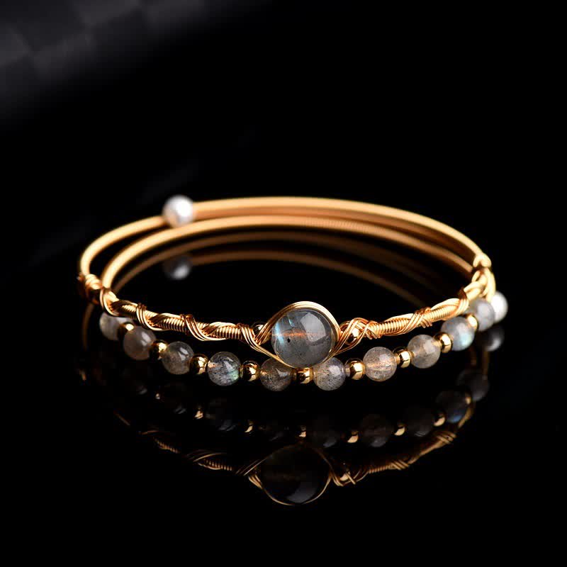 Wear FengShui Moonstone Healing Love Bracelet Bangle