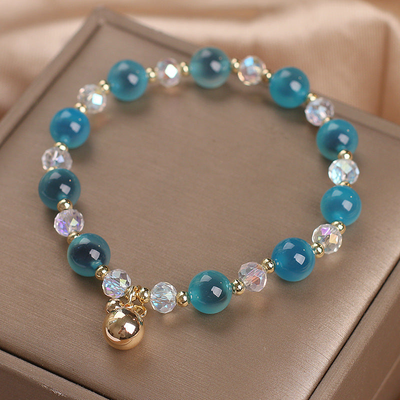 Wear FengShui Candy Agate Healing Harmony Bead Charm Bracelet