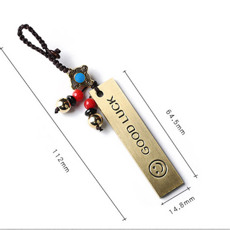 Wear FengShui Feng Shui Yin Yang Bagua Wenchang Pen Pagoda Prayer Wheel Keychain