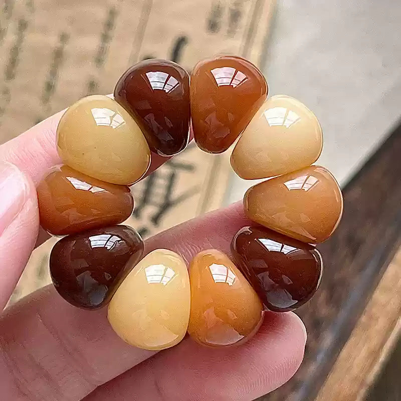 Adorable Mini Garlic Clove and Mangosteen Handheld Charms，Multiple Colors Available