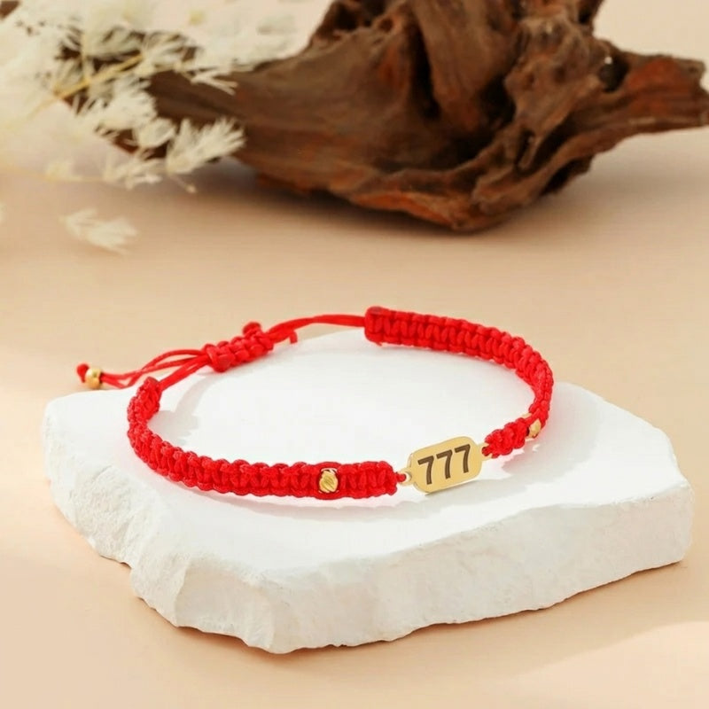 Exclusive: Buddha & Karma 777 Angel Number Luck Bracelet
