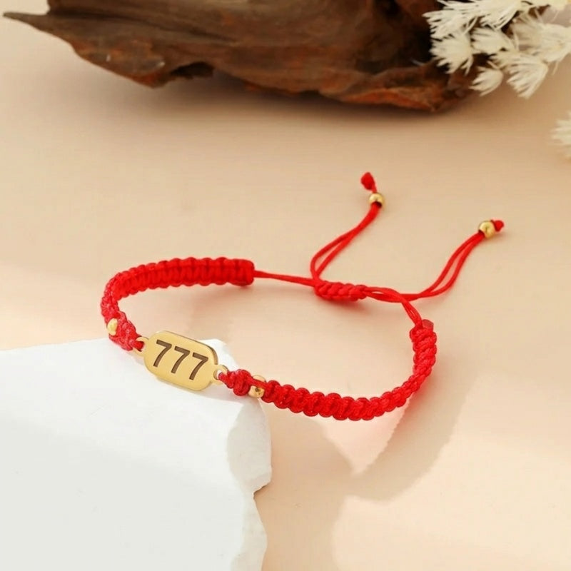 Exclusive: Buddha & Karma 777 Angel Number Luck Bracelet