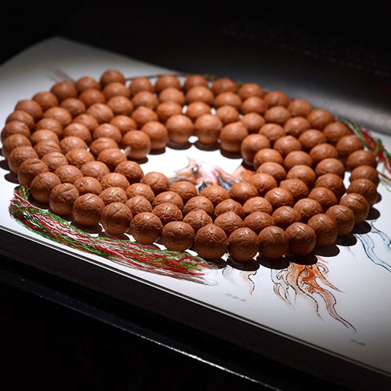 Wear FengShui 108 Mala Beads Nepal Bodhi Seed Luck Wealth Tassel Bracelet