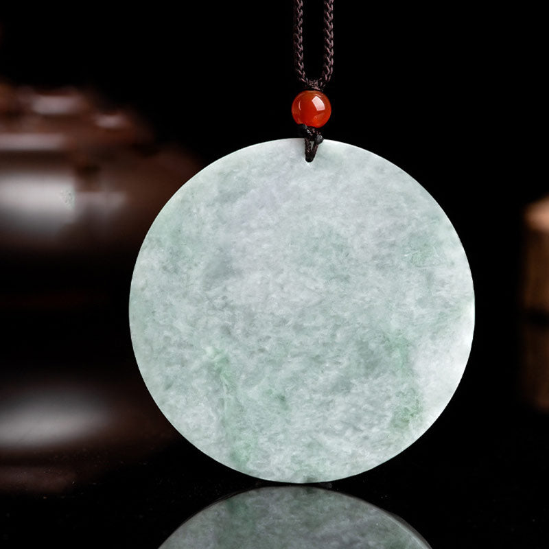 Wear FengShui Chinese Zodiac Tiger Jade Protection Necklace String Pendant