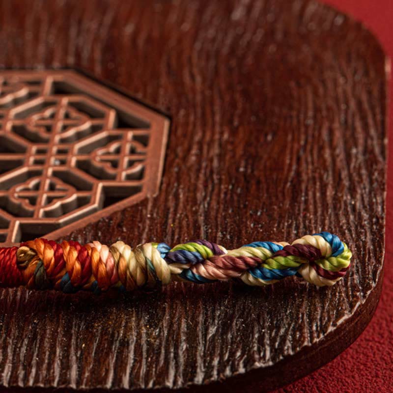 Wear FengShui "May you be healthy and happy" Lucky Multicolored Bracelet