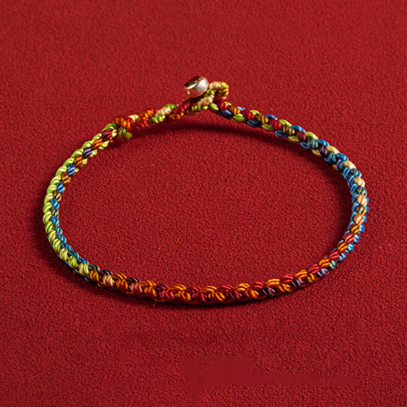 Wear FengShui "May you be blessed with peace and safety in all four seasons" Lucky Multicolored Bracelet