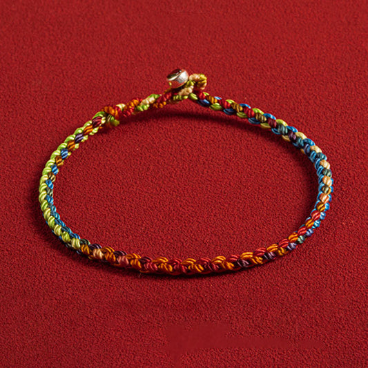 Wear FengShui "May you be blessed with peace and safety in all four seasons" Lucky Multicolored Bracelet