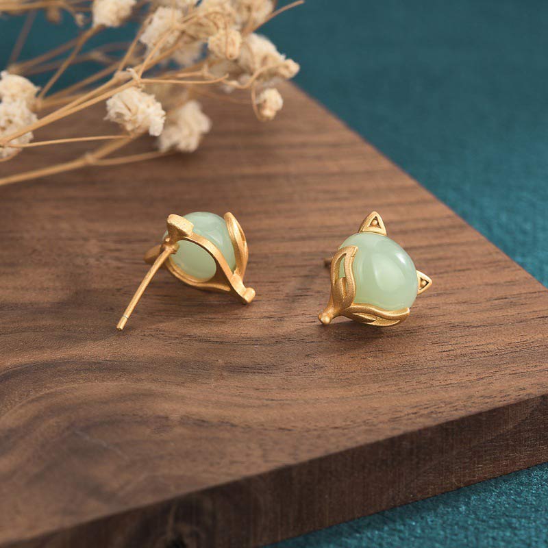 Wear FengShui FengShui Jade Luck Earrings